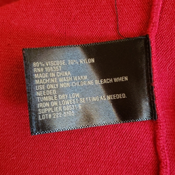 Red sweater dress - Picture 4 of 5